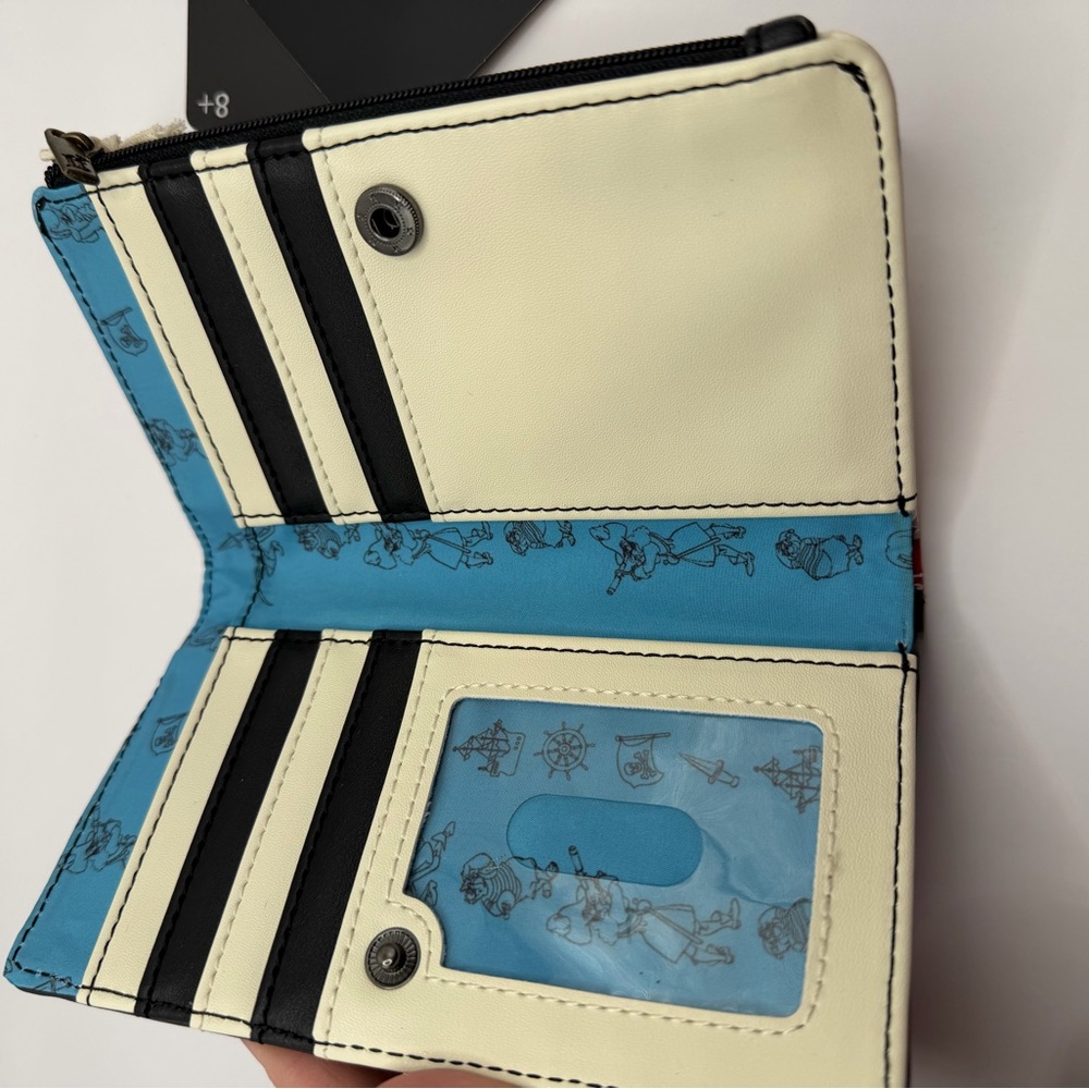 Loungefly Disney Captain Hook Peter Pan Pirate Wallet NWT - Picture 12 of 12